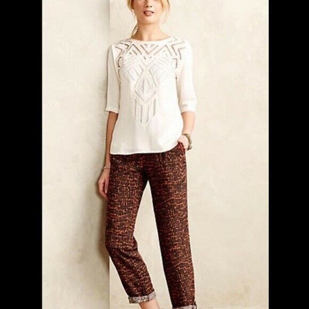 Hei Hei Kiri Kiri Trousers Drapey Roll-Up Joggers